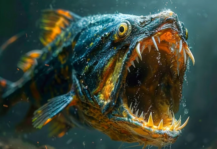 fish with sharp teeth