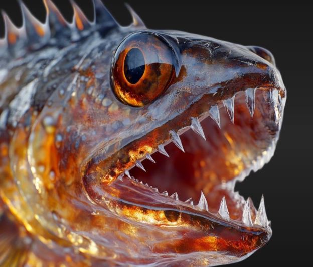 fish with sharp teeth