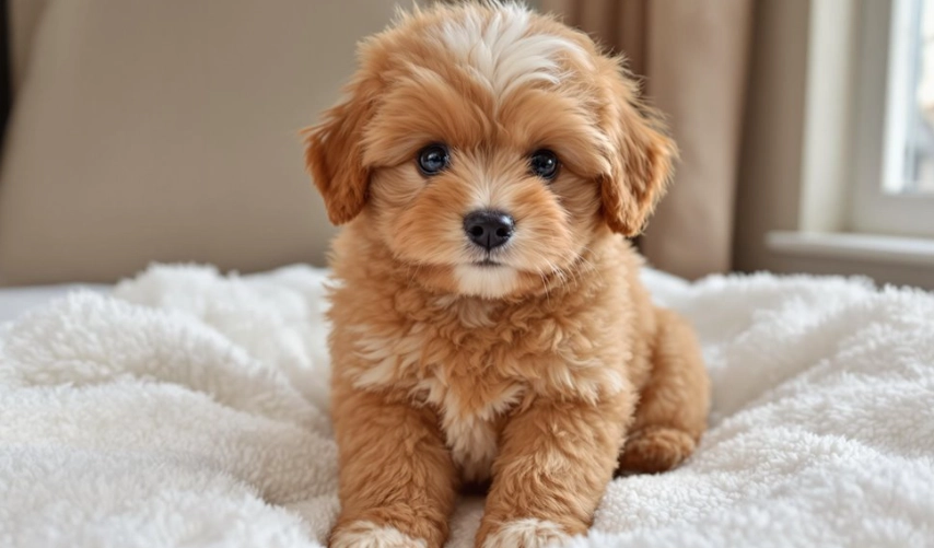 Pomapoo puppy
